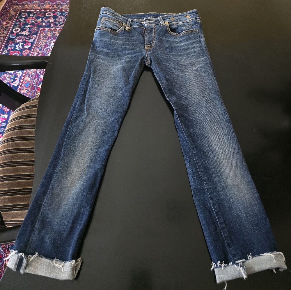 R13 Skinny Medium Wash Blue Jeans 25